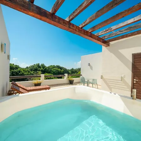 2 Bedroom Penthouse With Private Jacuzzi Next To Fifth Avenue And Beach - Plaza Paraiso A203